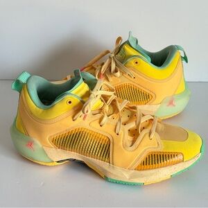 Nike Air Jordan XXXVII 37 Low 'EYBL' Yellow Green DX5568-800 Men's Size 11 Shoes